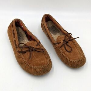 UGG Leather Sherpa Lined Slipper 3Y Youth